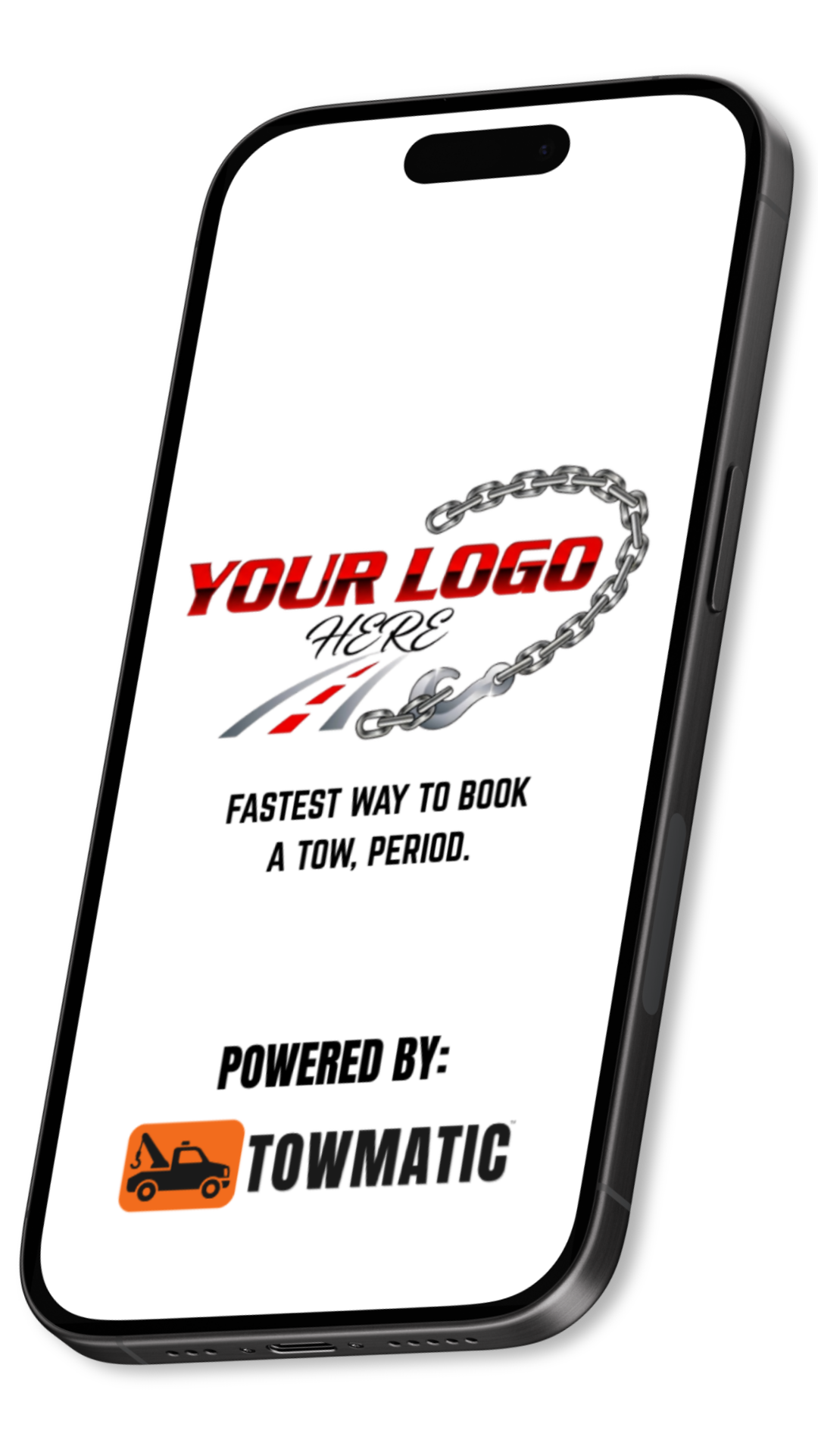 Towmatic White-Label Tow Booking App - Custom Branded Mobile Form Powered by Towmatic